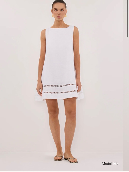 DISSH Dresses & Skirts - DISSH White Linen Dress
